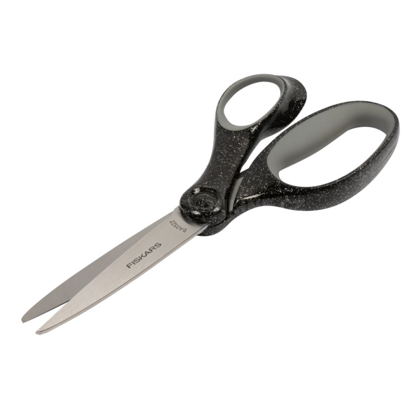 Školní nůžky Fiskars 18 cm (12+), třpytivě černá