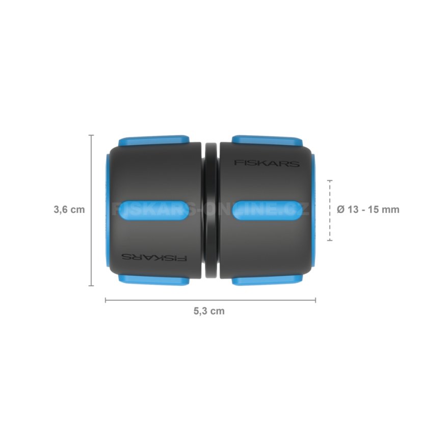 Spojka dvou hadic Fiskars Comfort 13-15mm (1/2-5/8”)