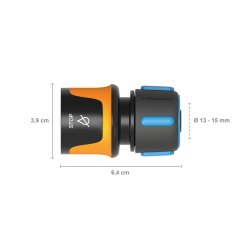 Rychlospojka Fiskars Comfort STOP 13-15mm (1/2-5/8”)