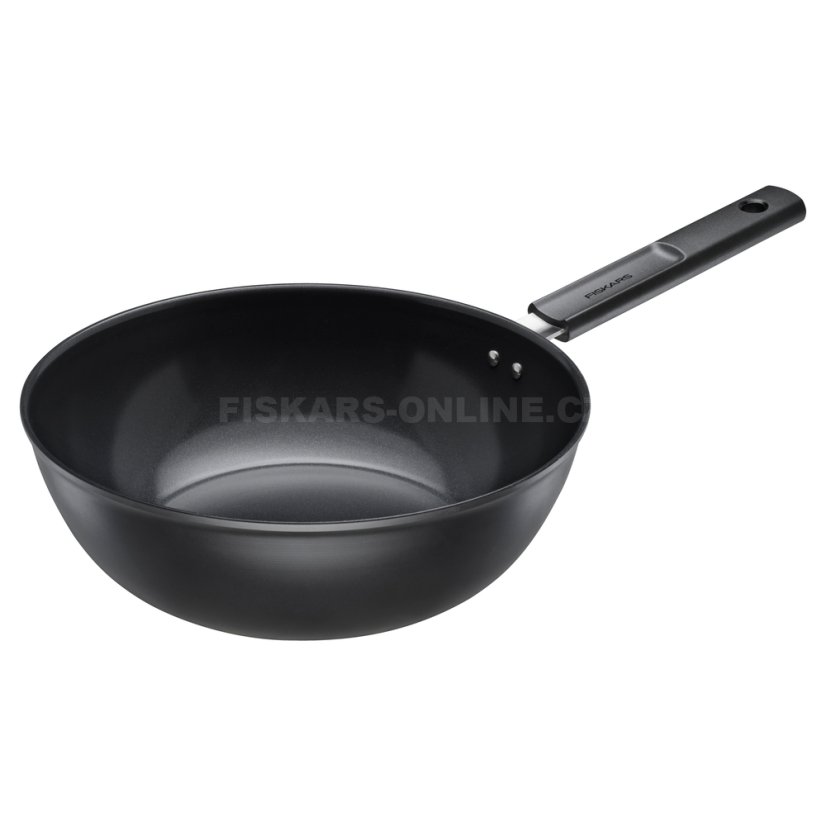 Wok pánev Fiskars Hard Face 28 cm