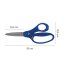 Dětské nůžky Fiskars 15 cm (8+) modré