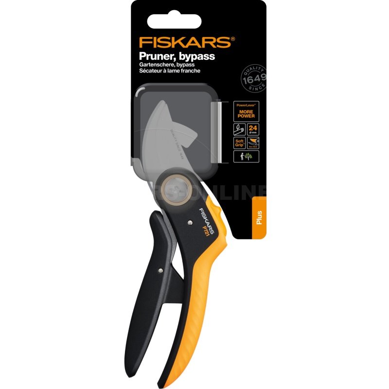 Dvoučepelové zahradní nůžky Fiskars Plus P721