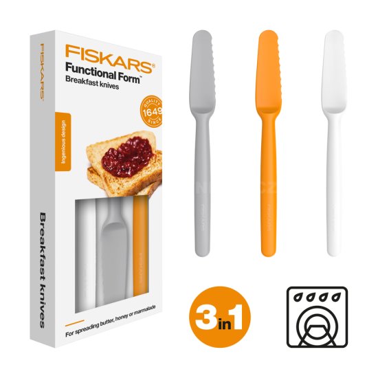 Snídaňové nože Fiskars 3ks