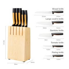 Sada nožů Fiskars Functional Form v bloku 1062927