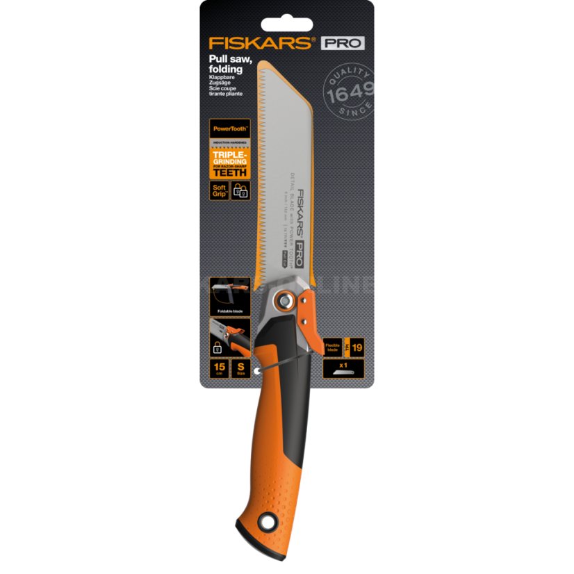 Přesná pila Fiskars PowerTooth 150mm, 19 zubů/palec