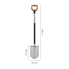 Rýč Fiskars Xact špičatý, velký