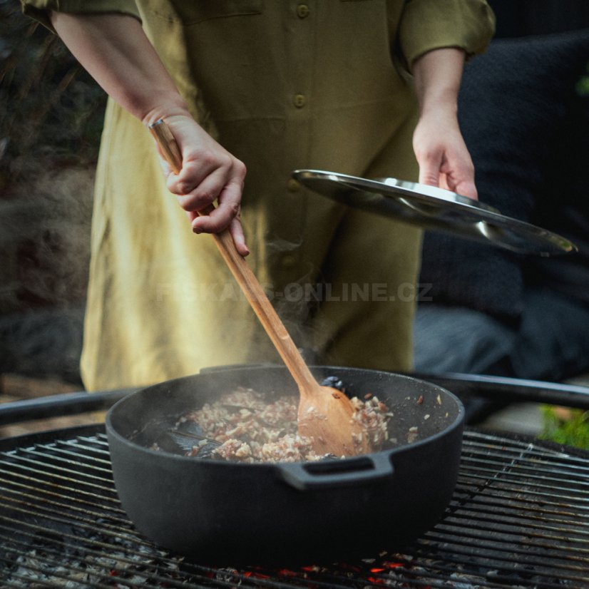 Dřevěná grilovací lžíce Fiskars chef