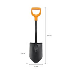 Krátký špičatý rýč Fiskars