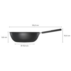 Wok pánev Fiskars Hard Face 28 cm