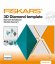 3D šablona Fiskars diamant
