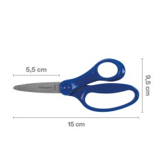 Detské nožnice Fiskars 15 cm (8+) modré