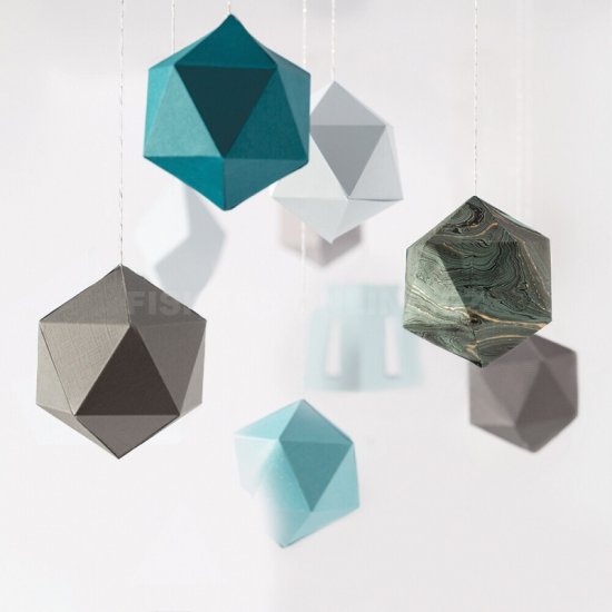 3D šablona Fiskars geoda