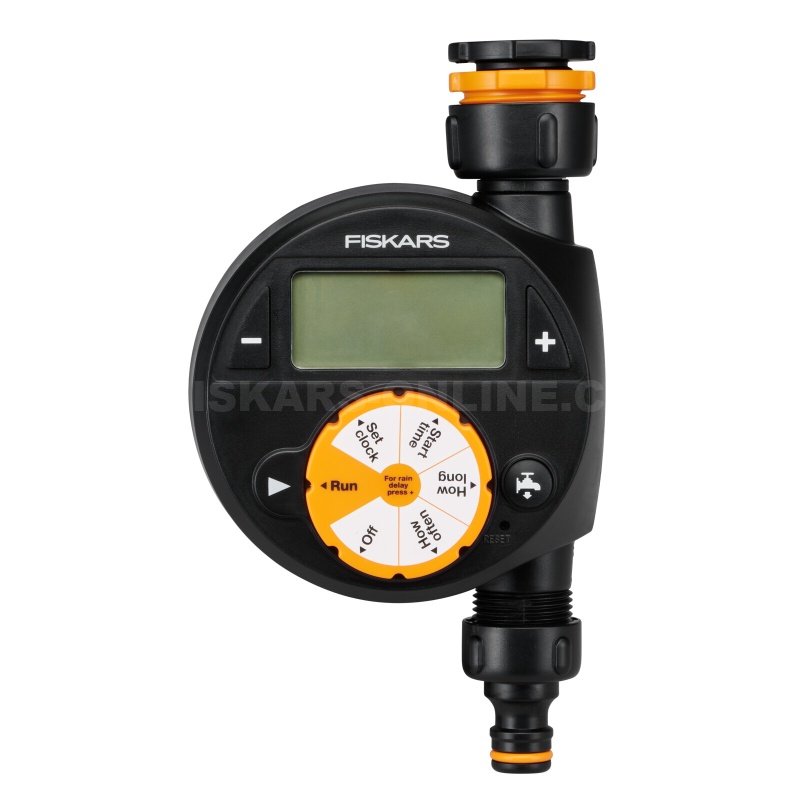 Zavlažovací časovač Fiskars, jeden výstup