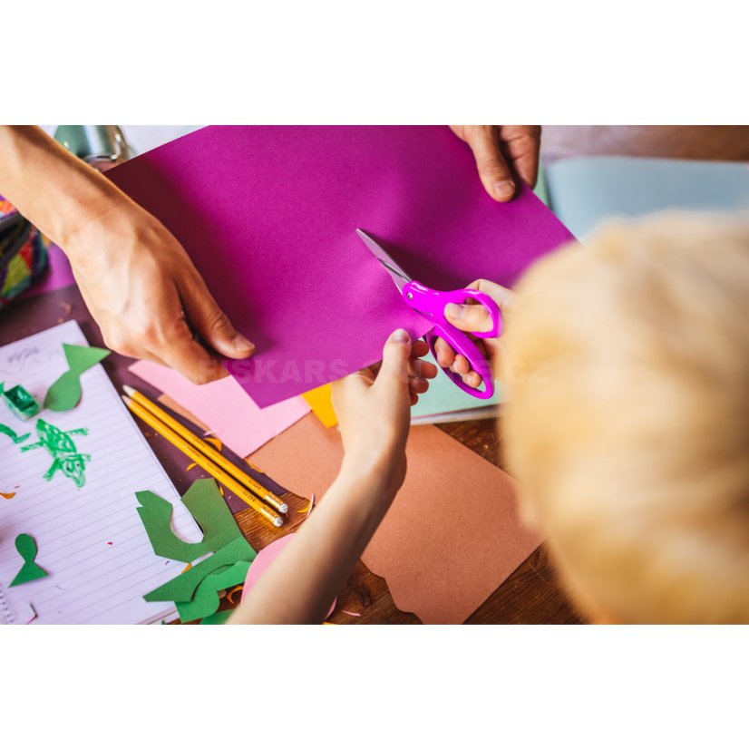 Dětské nůžky 15 cm, fialové