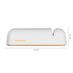 Ostrič nožov Fiskars Roll-Sharp™ biely