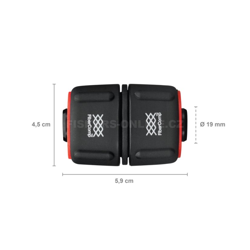 Spojka dvou hadic FiberComp 19mm (3/4”)