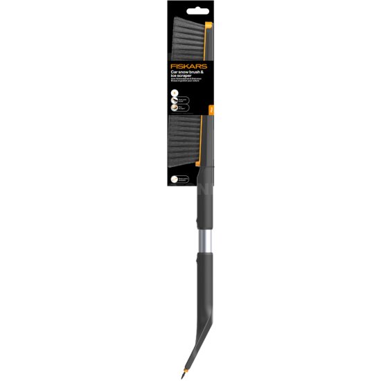Škrabka na ľad so smetáčikom Fiskars Plus 63 cm