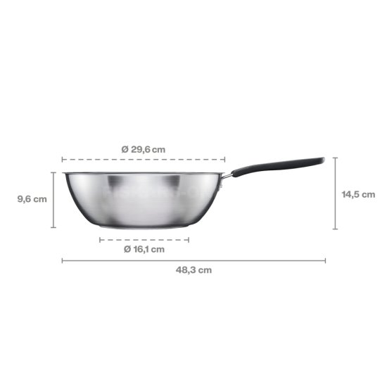 Wok pánev Fiskars Functional Form 28 cm