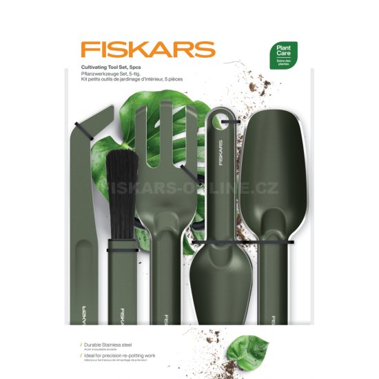 Sada nářadí Fiskars na kultivaci, 5 ks