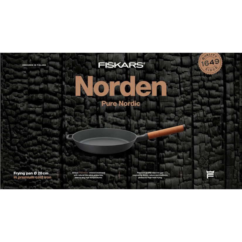 Litinová pánev Fiskars Norden 28 cm