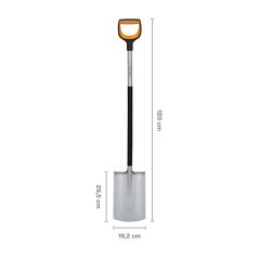 Rýč Fiskars Xact rovný, velký