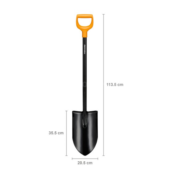 Špicatý rýľ Fiskars Solid™ čepeľ XL 1067516