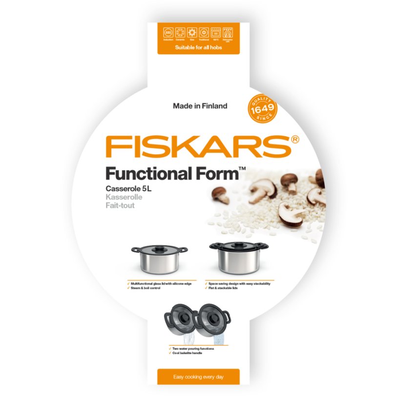 Hrnec Fiskars Functional Form 5,0l