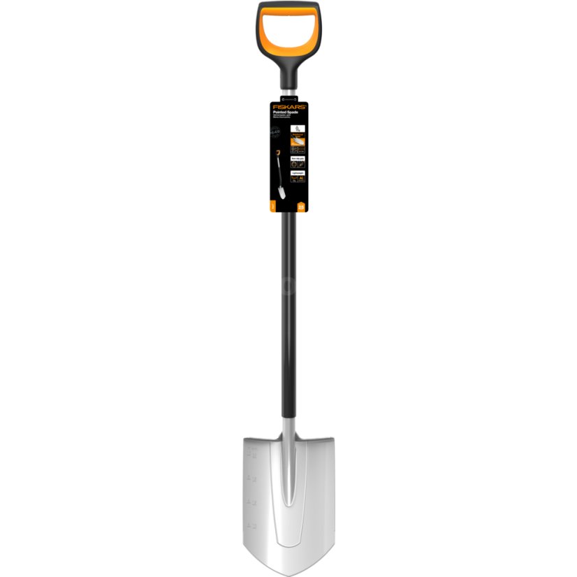Rýč Fiskars Xact špičatý, velký