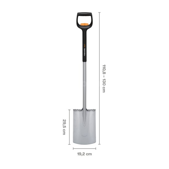 Teleskopický rovný rýč Fiskars Xact