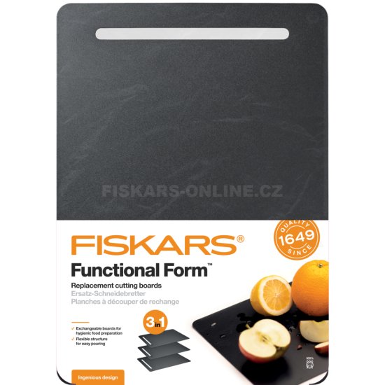 Plastové dosky na krájanie Fiskars 3 ks