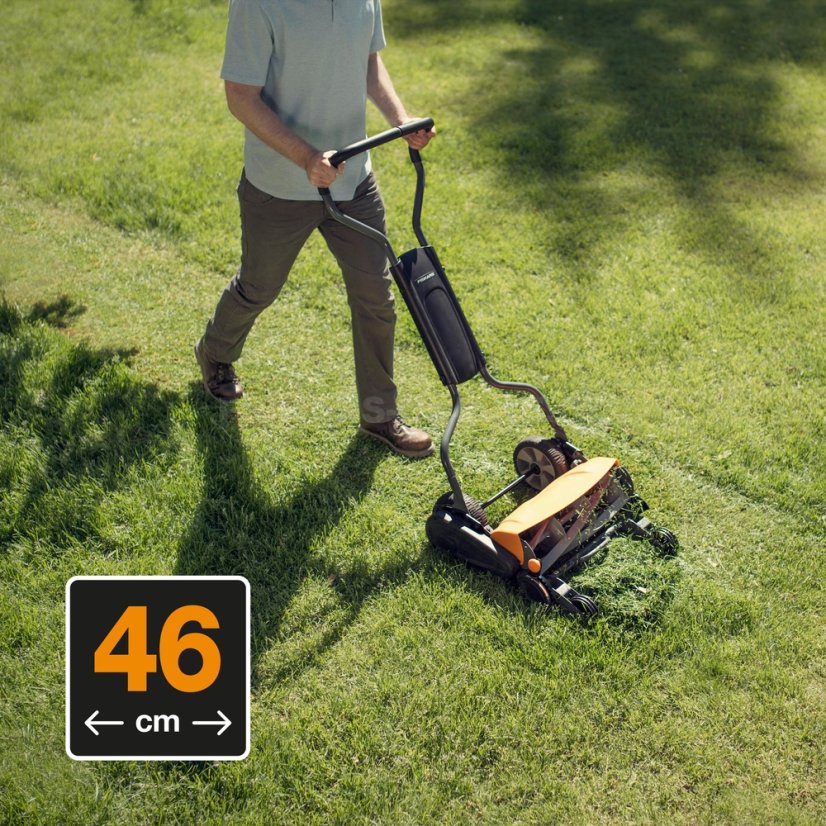 Sekačka na trávu s košem Fiskars StaySharp™ Max