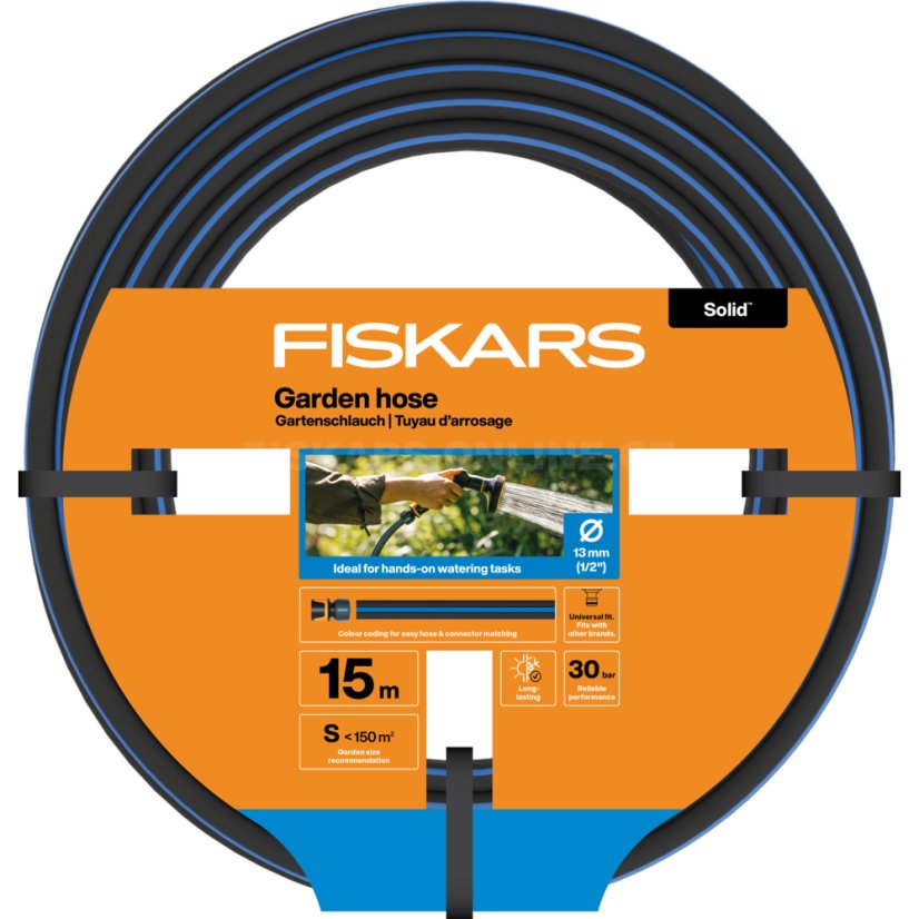 Zavlažovací hadice Fiskars Solid™ 1/2" 15 m