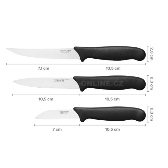 Fiskars Essential sada na krájanie zeleniny