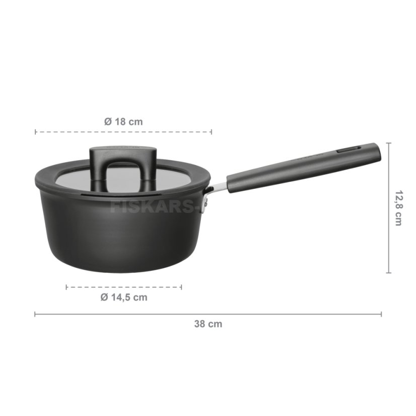 Rendlík s pokličkou Fiskars Hard Face 18 cm 1052226
