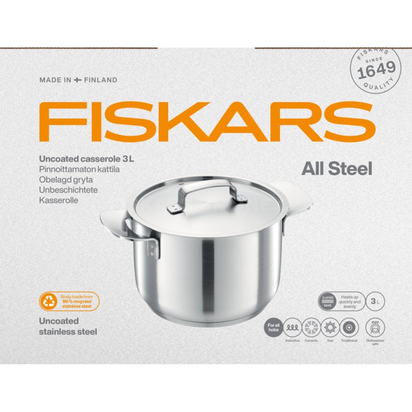 Hrniec Fiskars All Steel 3,0 l