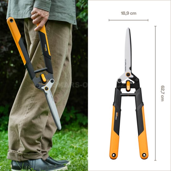 Nůžky na živý plot Fiskars DualAction HSX96