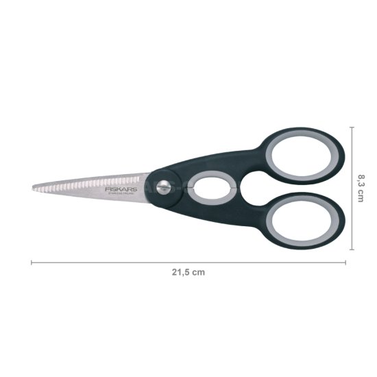 Kuchynské nožnice Fiskars s otváračom