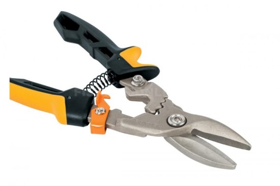 Priame prevodové nožnice na plech Fiskars PowerGear