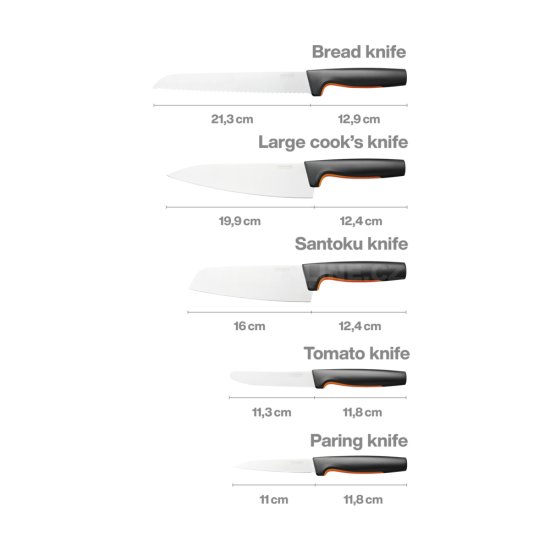 Bambusový blok s pěti noži Fiskars Functional Form™