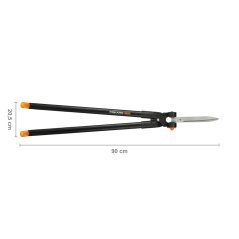 Pákové nůžky na trávu a na živý plot Fiskars GS53