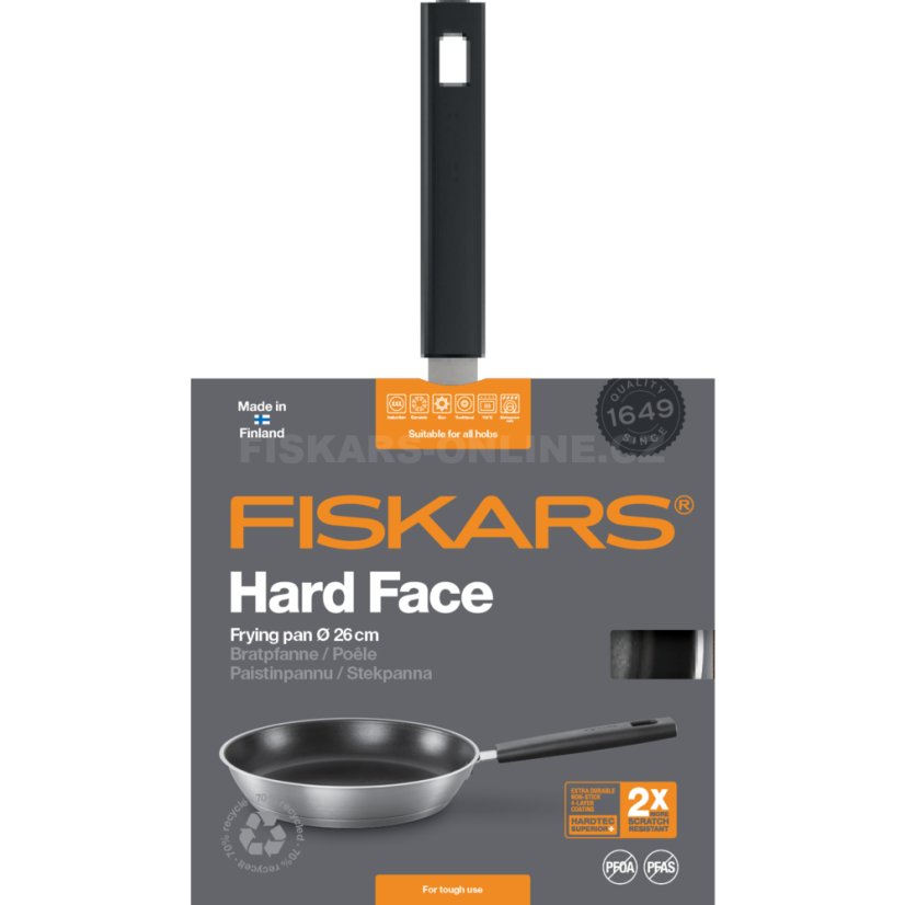 Pánev Fiskars Hard Face ocel 26 cm 1052246