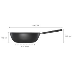 Wok panvica Fiskars Hard Face 28 cm
