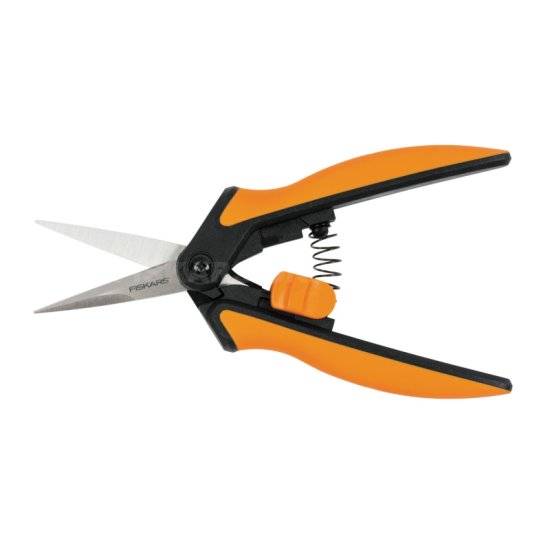 Prostříhavací špičaté zahradní nůžky Fiskars Solid SP130