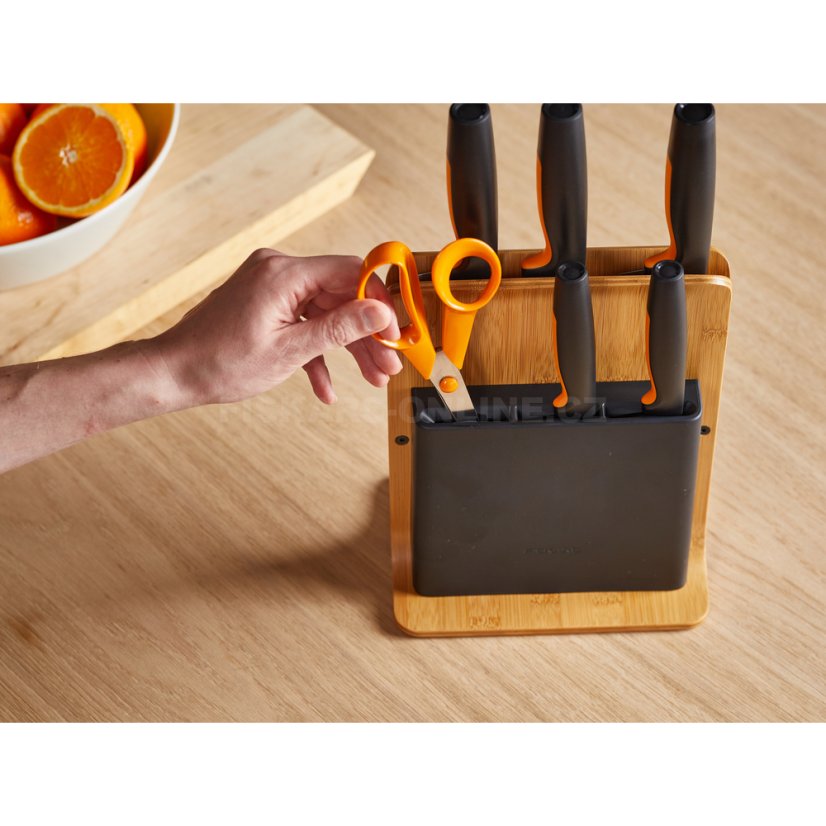 Bambusový blok s pěti noži Fiskars Functional Form™