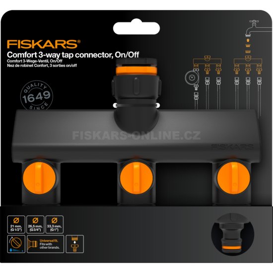 Trojcestný ventil ke kohoutku Fiskars Comfort