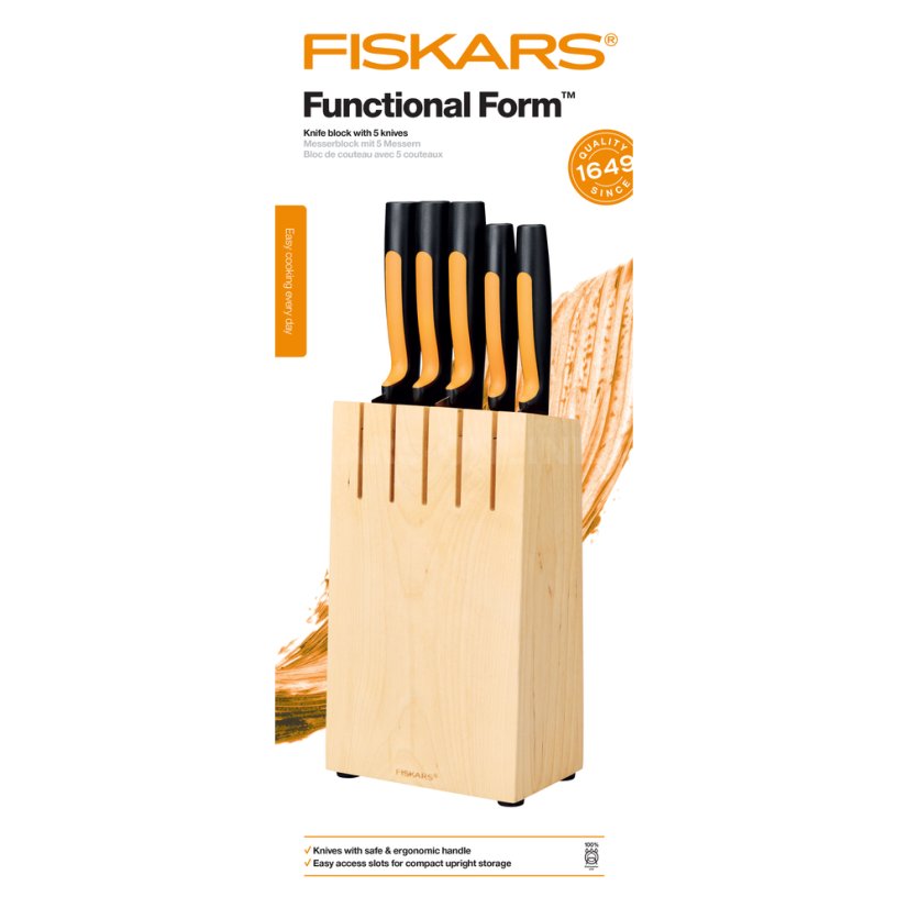 Sada nožů Fiskars Functional Form v bloku 1062927
