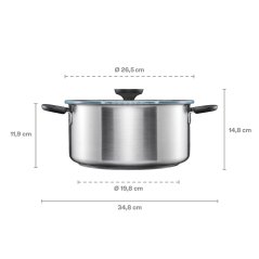 Hrnec Fiskars Functional Form 5,0 l