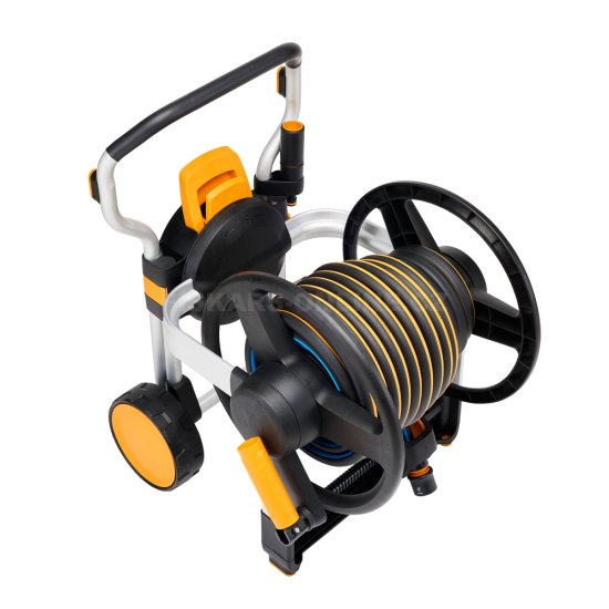Zavlažovací bubon Fiskars Waterwheel XL manuálny s kolieskami