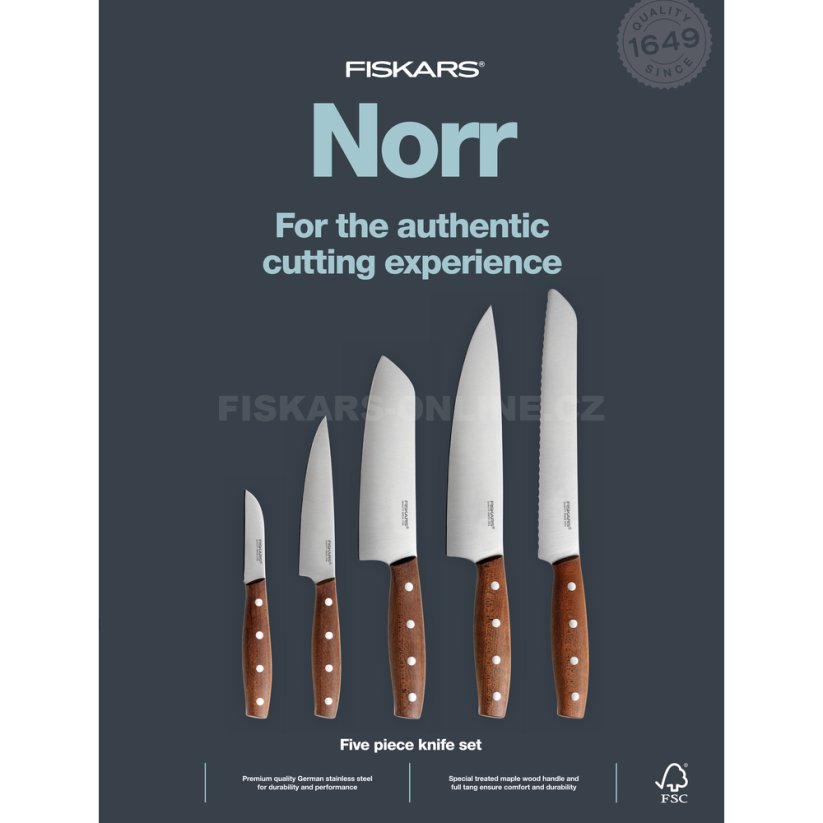 Sada 5 nožů Fiskars Norr