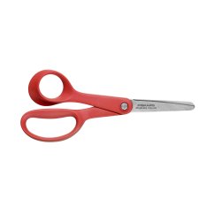 Detské nožnice pre ľavákov Fiskars, červené